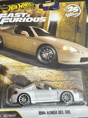 Hot Wheels Fast & Furious 1994 Honda Del Sol - White